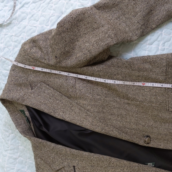 COPY - Silk tweed jacket by Lauren Ralph Lauren petite. One button front three … - Picture 7 of 10